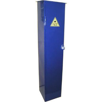 Шкаф для одного газового кислородного,ацетиленового баллона 40 л (сварной)